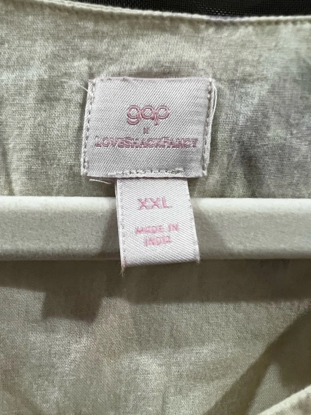 Gap x LoveShack Fancy Smocked Waist Dress - White with Pink & Lavender Flowers
